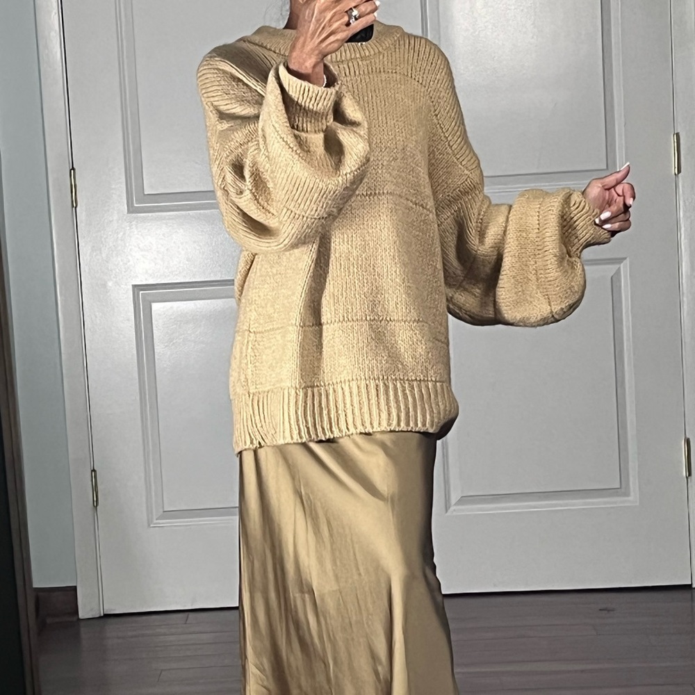 ASOS design oversized balloon sleeves sweater size 6 - Picture 6 of 13